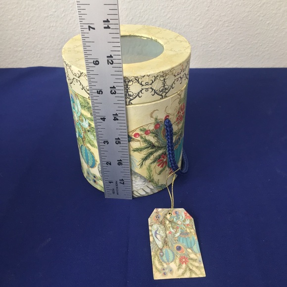 Decorative Peacock Storage Boxes 2pc. Set - Picture 10 of 13